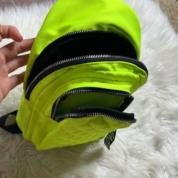 Neon Green Duo Sling Bag Classic - Picture 3 of 5